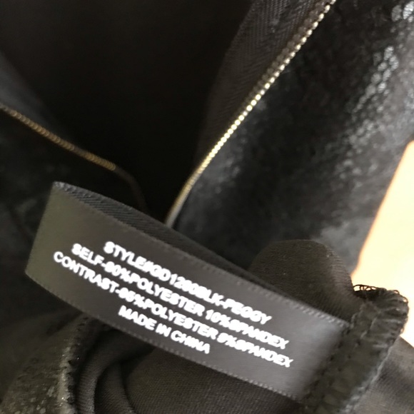 Misbehave Girls NWT Size Black Large Dress - Picture 9 of 9